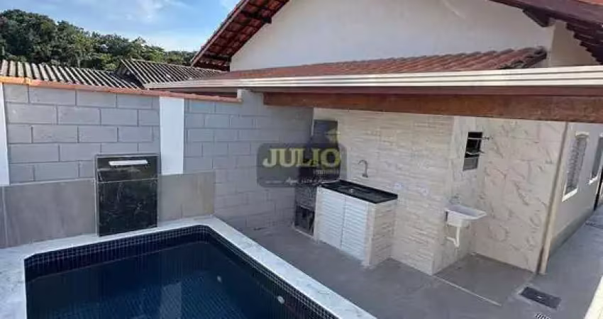Casa nova com piscina à venda no bairro nossa senhora do sion em itanhaém