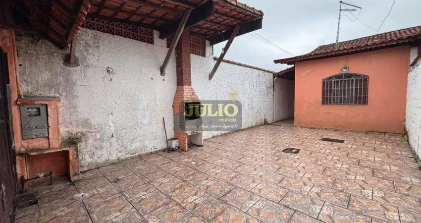 Casa à venda em mongaguá, agenor de campos, com 2 quartos, com 50.4 m²