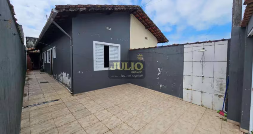 Casa à venda em mongaguá, agenor de campos, com 3 quartos, com 80 m²