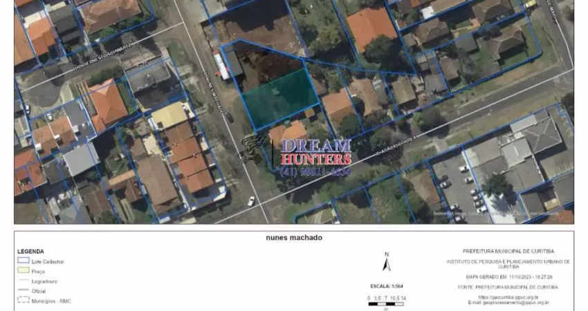 Terreno à venda na Rua Nunes Machado, 24, Centro, Curitiba