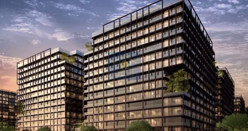 Studio 33,61 m² | arte wave surf residences – cidade arte, barra da tijuca