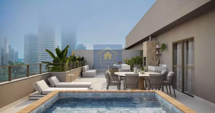Cobertura duplex green park barra | 4 quartos com lazer completo no km1 da barra