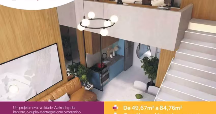 Duplex Sala Quarto com Vaga