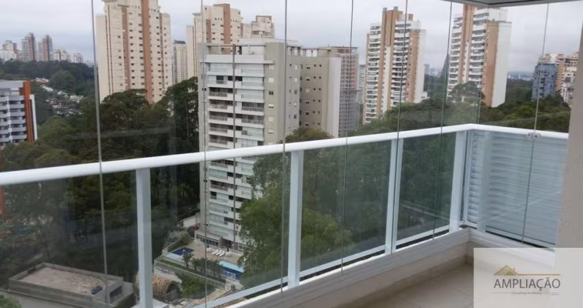 Apartamento 1 dormitorio1 vaga, varanda, no Morumbi