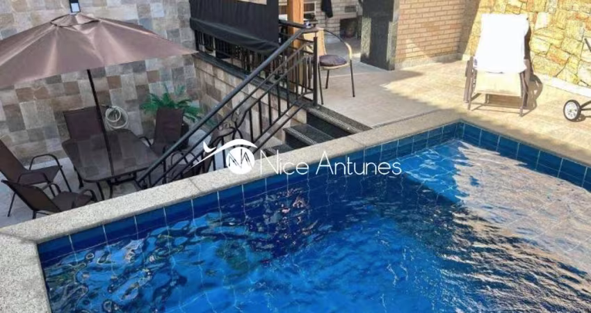 Sobrado condomínio fechado, a venda, Tremembé, 04 dormitórios, 04 suítes, 06 vagas, piscina, churr.