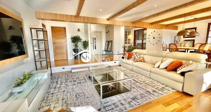 Aparamento com 290m2 com 4 suítes, 4 vagas de garagens com vista panorâmica permanente para serra.