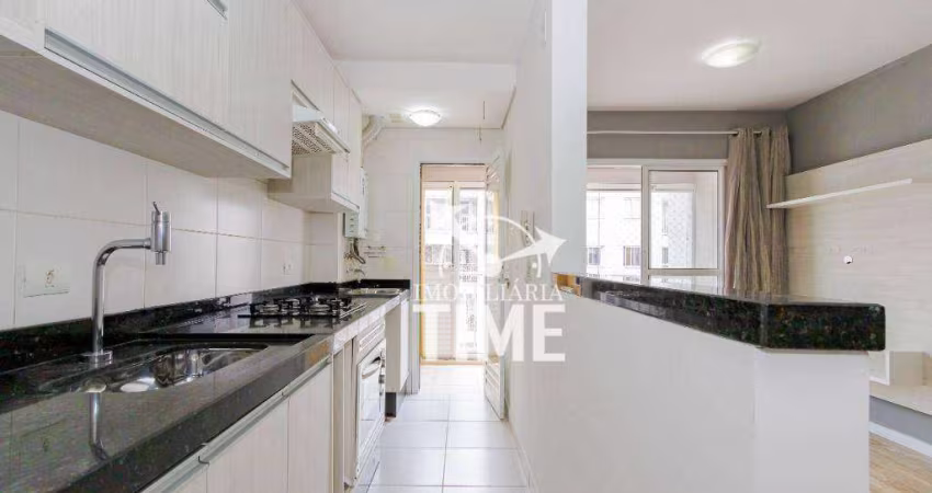 Apartamento com 2 dormitórios para alugar, 51 m² por R$ 3.161,35/mês - Capão Raso - Curitiba/PR