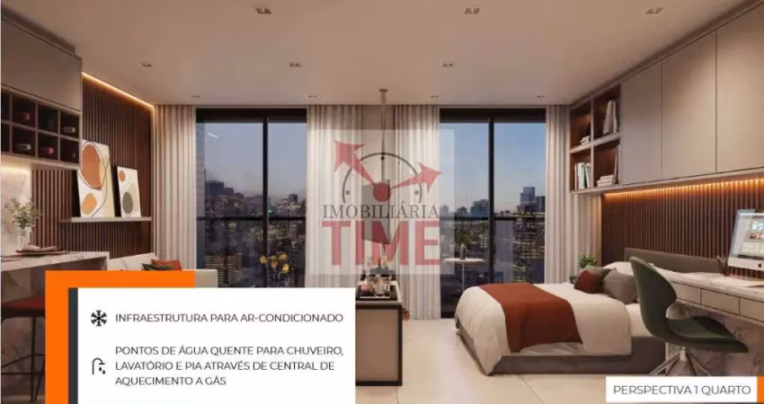 Apartamento com 1 dormitório à venda, 20 m² por r$ 250.000 - centro - curitiba/pr