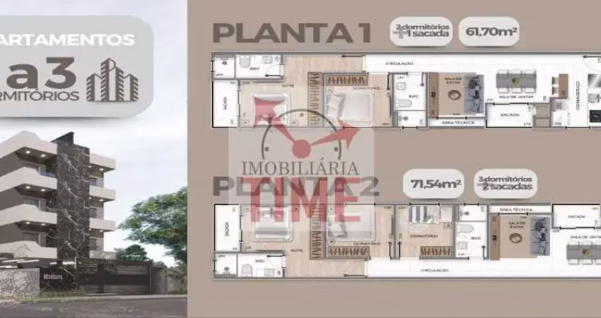 Apartamento com 2 dormitórios à venda, 61 m² por r$ 380.000,00 - centro - pinhais/pr