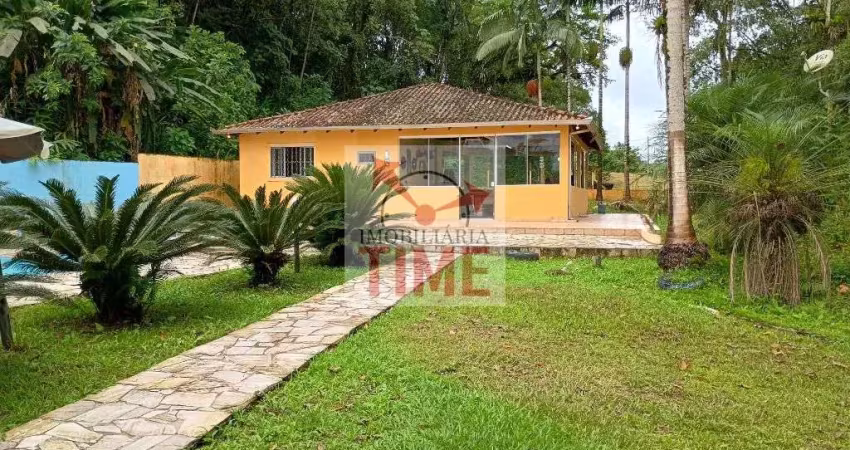 Chácara com 5 dormitórios à venda, 2.500m² por r$ 420.000 - zona rural - antonina/pr