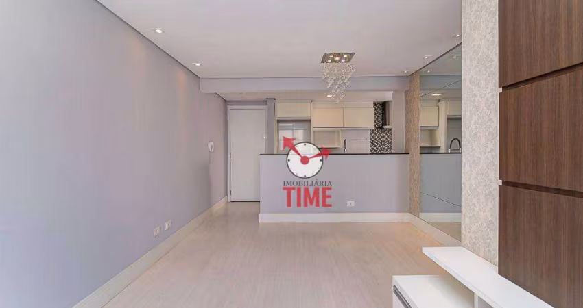 Apartamento com 3 dormitórios para alugar, 75 m² por R$ 3.944,00/mês - Cabral - Curitiba/PR