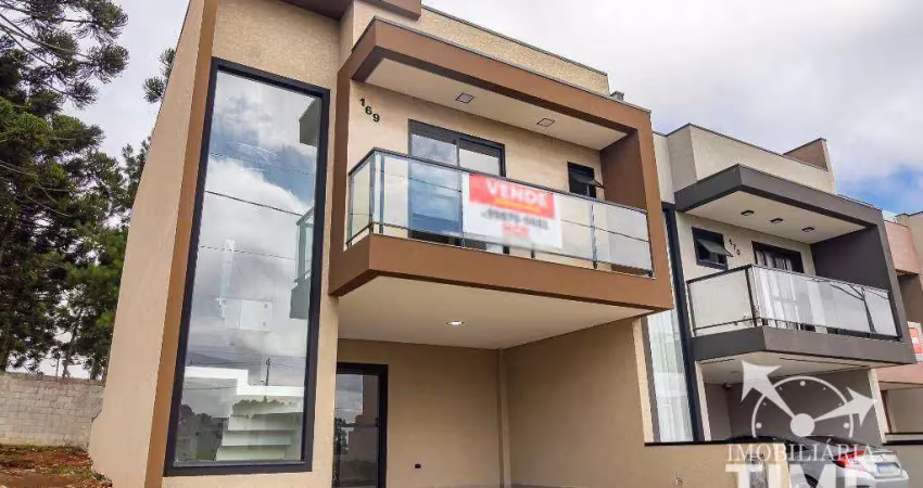 Sobrado com 3 dormitórios à venda, 154 m² por R$ 850.000,00 - Costeira - São José dos Pinhais/PR