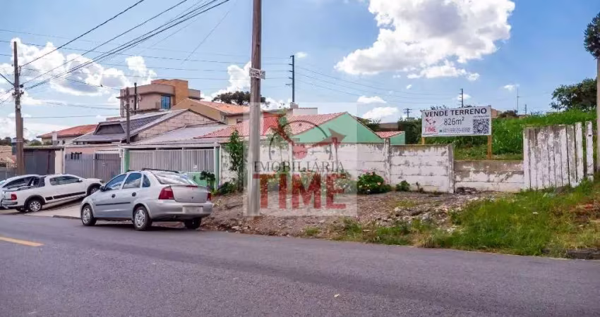 Terreno à venda, 826 m² por r$ 950.000,00 - capão raso - curitiba/pr