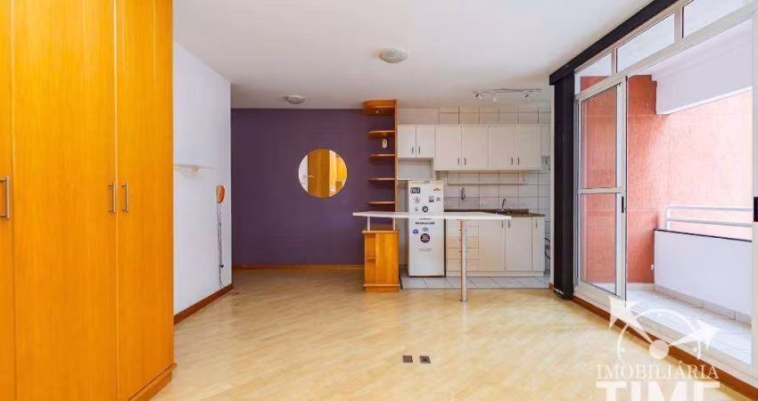 Apartamento com 1 dormitório para alugar, 35 m² por R$ 2.935,33/mês - Bigorrilho - Curitiba/PR