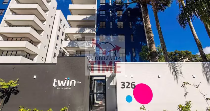 Apartamento duplex com 1 dormitório à venda, 35 m² por r$ 455.000,00 - portão - curitiba/pr