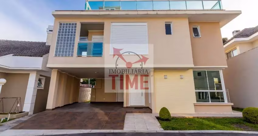 Santa felicidade - casa nova  273 m² com 4 dormitórios - suíte master - suíte junior - 2 demi-suites - curitiba/pr