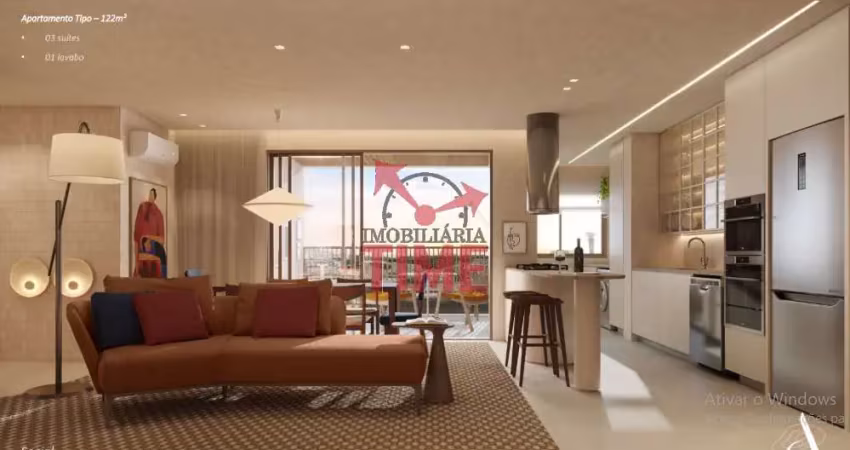 Apartamento com 3 suítes à venda no condomínio alta no bairro mercês