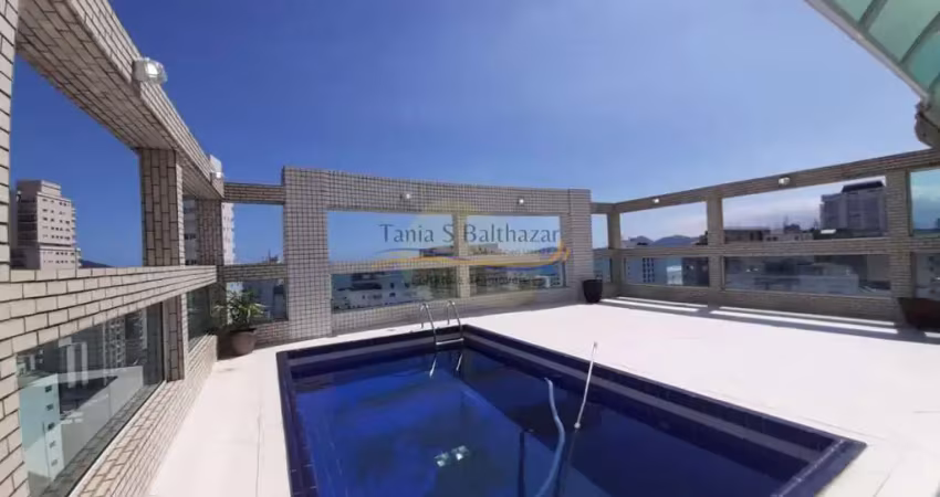Cobertura com 3 Dormitórios, sendo 1 Suíte, com Piscina Privativa, a venda - Gonzaga - Santos/SP