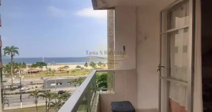 Oportunidade - apartamento com vista mar - bairro itararé - são vicente.