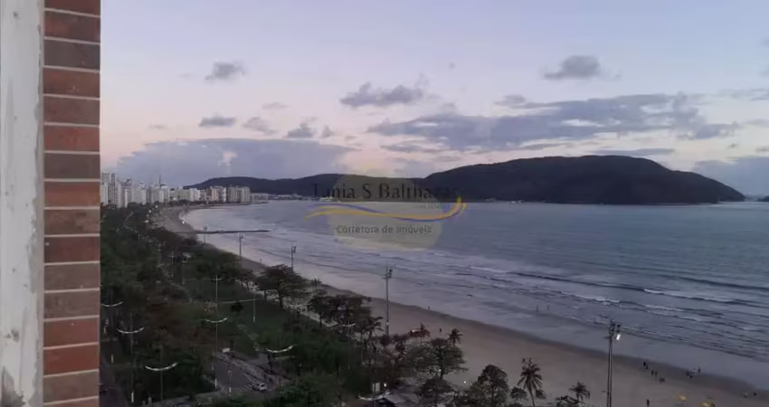 Apartamento com vista praia mar - bairro embaré, em santos/sp