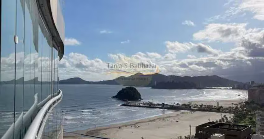Locação Alto Padrão Studio - Vista Praia Mar - Bairro José Menino - Santos/SP.