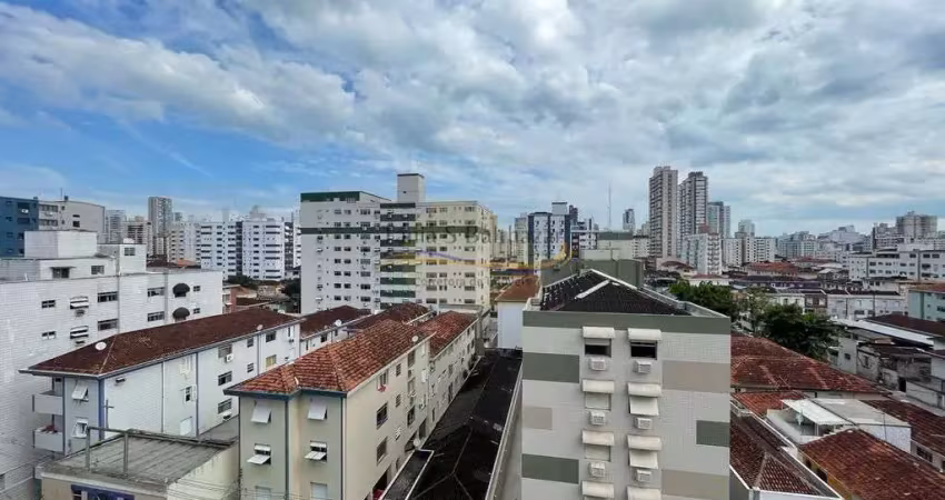Apartamento Frente com 3 Dormitórios sendo 1 Suíte, 2 Sacadas -  à venda - Campo Grande - Santos/SP