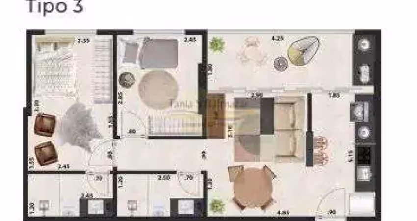 Apartamento com 2 dormitórios suíte sacadaà venda - marapé - santos/sp