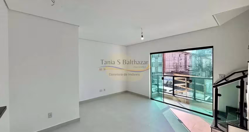 Sobrado novo em villagio - bairro campo grande - santos/sp.