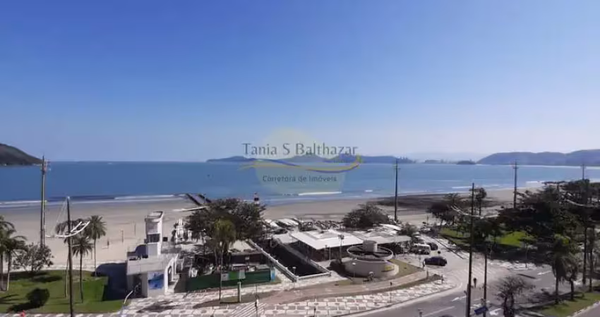 Apartamento alto padrão vista eterna para o mar - ponta da praia - santos/sp.