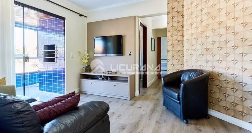 OPORTUNIDADE de investimento - Apartamento na praia do centro de Bombinhas à 150 metros do mar, mobiliado e com garagem.