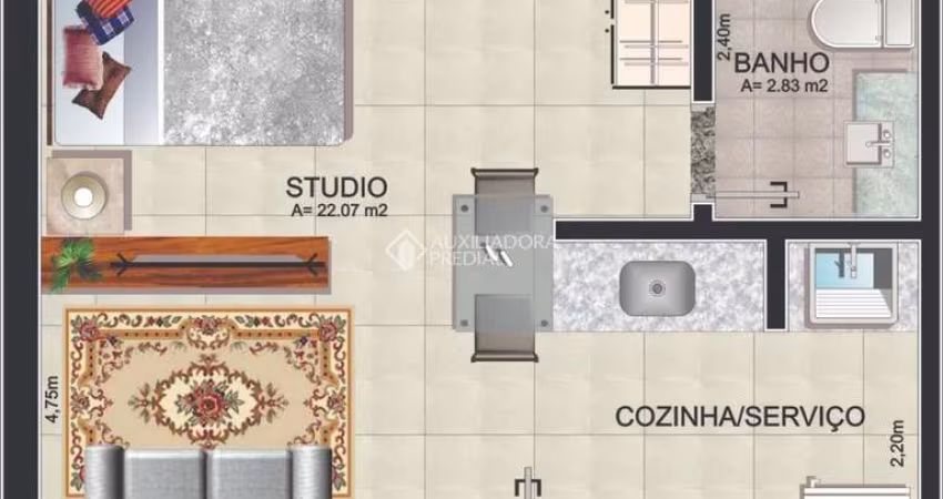 Apartamento com 1 quarto à venda na Rua Fernando Cortez, 553, Cristo Redentor, Porto Alegre