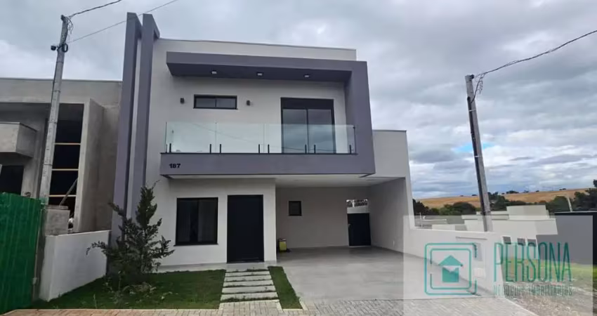 Casa em condomínio para venda em ponta grossa, jardim carvalho, 3 dormitórios, 2 suítes, 2 banheiros, 2 vagas