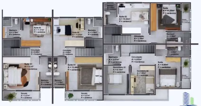 Casa com 2 quartos à venda na Rua Onélia Teresinha Bolsoni, Forquilhas, São José