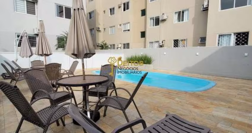 Apartamento Semi-mobiliado com 2 dormitórios, piscina e salão de festas, por R$ 2.500,00 - Cordeiros - Itajaí/SC
