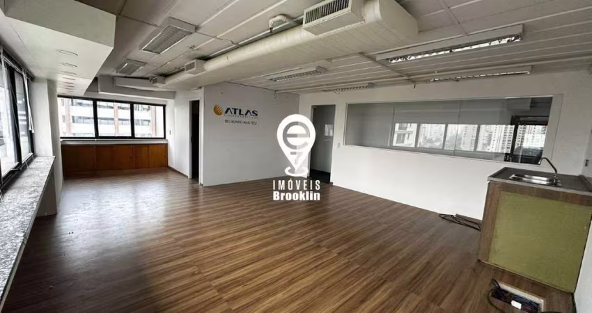 Excelente Conjunto comercial 140m para locação por R$5.000,00 apenas 800m da estação Berrini