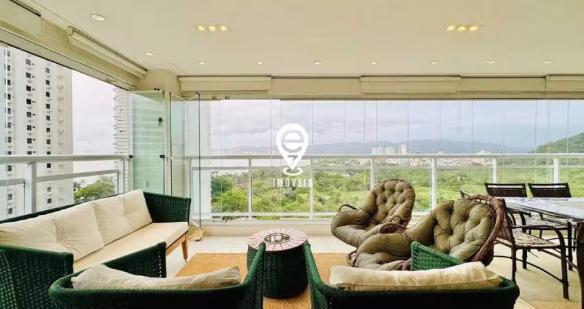 Apartamento à venda com 158m², 3 dormitórios, 2 vagas com vista ao mar - guarujá
