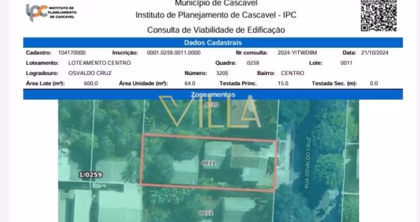 Casa | Terreno Residencial,   em Cascavel/PR