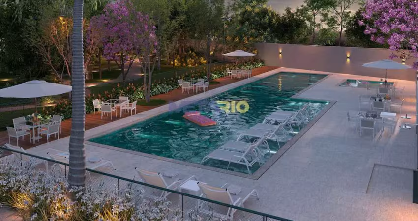 Vitale árbore – 2 quartos c/suite  em jacarepaguá com varanda e muito lazer