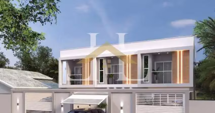 Sobrado exclusivo em balneário piçarras - 2 suítes, 2 vagas de garagem e terreno para piscina!