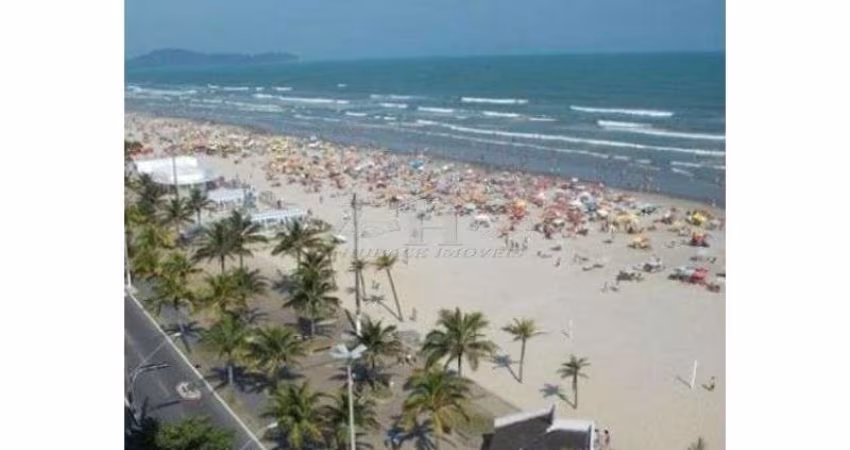 VISTA MAR E PÉ NA AREIA - APTO 1 DORM C/ ELEVADOR - GUILHERMINA - PRAIA GRANDE SP
