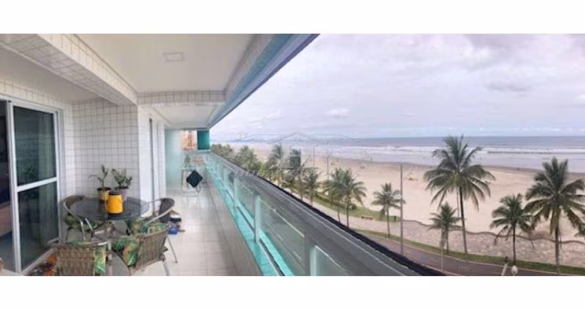APARTAMENTO 2 DORM - VARANDA GOURMET - PÉ NA AREIA E VISTA MAR- JARDIM REAL - PG