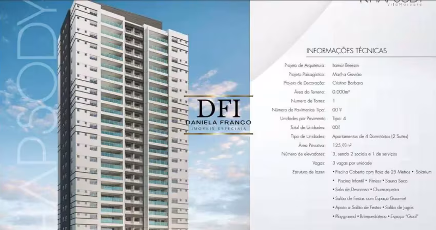 Apartamento com 3 quartos à venda na Rua Palestina, 300, Vila Mascote, São Paulo