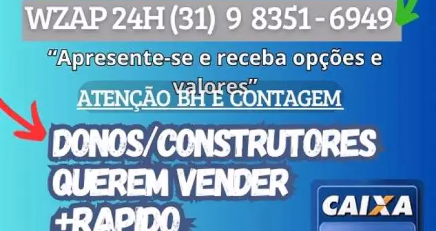 Area privativa xangri-la - contagem, reversível pra 3 quartos , a+ barata , melhor que casa geminada