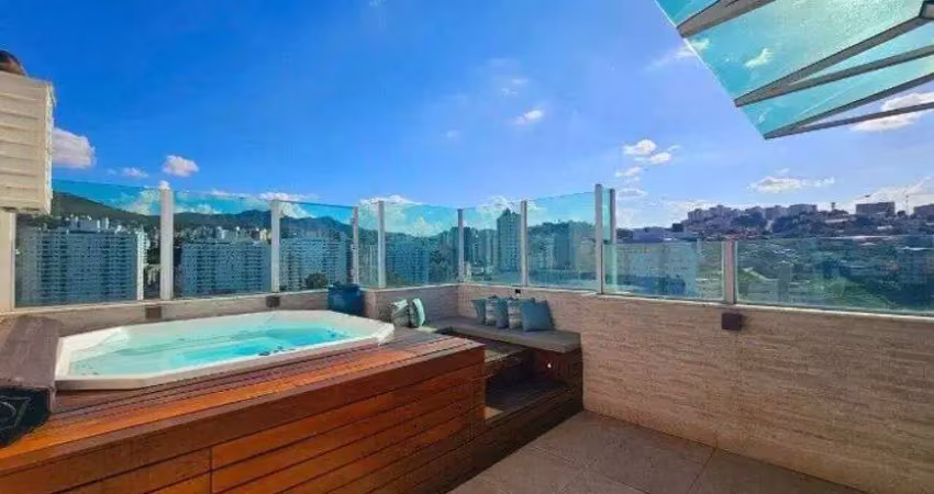 Cobertura buritis c jacuzi 3 vagas decorada montada preço pra venda rápida prox estoril bh