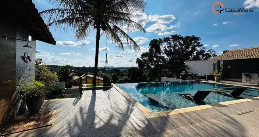 Casa bandeirantes opções mobiliada + piscina 6 quartos, 5 suites mansão p/ venda troca pampulha bh