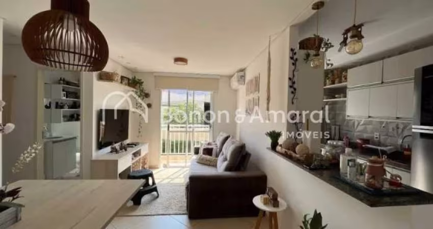 Apartamento com 2 Quartos sendo 1 suíte, 2 banheiro, 1 vaga à Venda, 59 m² - Jardins do Taquaral