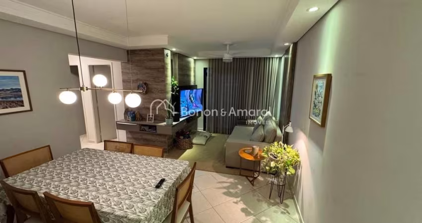 Apartamento a venda 3 quartos, suíte, sacada, andar alto,2 vagas cobertas Bairro Mansões Santo Antônio Campinas.