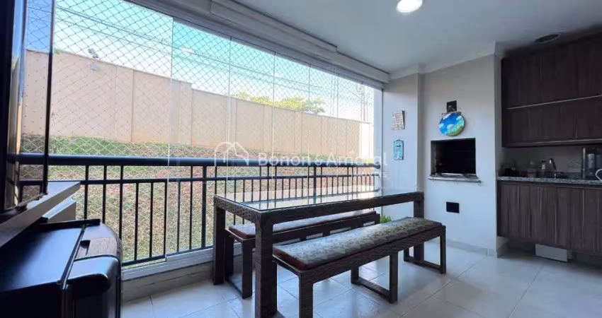 Apartamento com 3 dormitórios e varanda gourmet à venda no Residencial Art &amp;amp; Life - Paulínia/SP