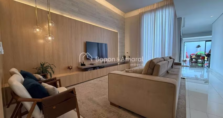 Casa Térrea pra venda de 3 suítes, condomínio Alto da Boa Vista, em Paulínia.
