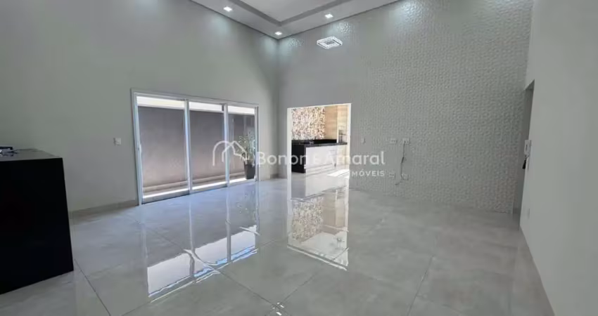 Casa térrea para locação com 3 quartos, 255 metros no condomínio residencial club portinari - paulínia.